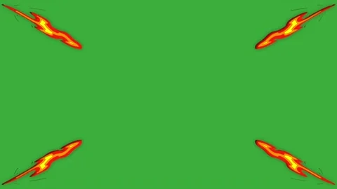 Animation video energy element effect on green screen background Stock Footage 316463610
