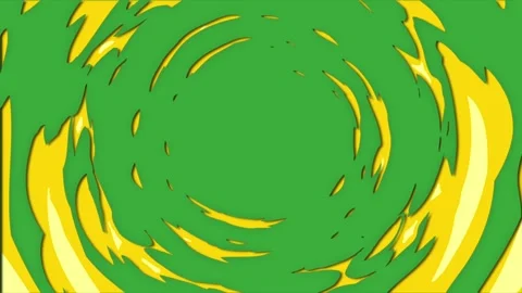 Animation video energy element effect on green screen background Stock Footage 316463620