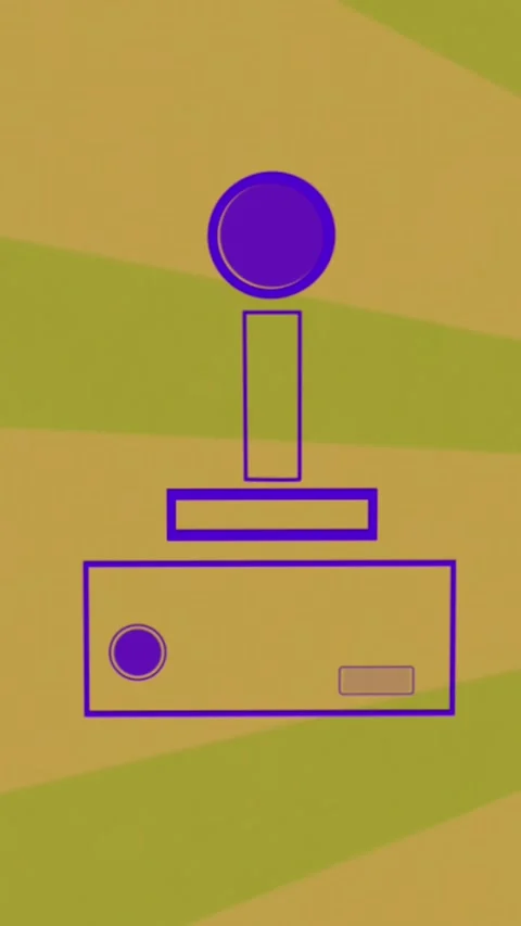 Animation of video game controller icons against green radial background Stock Footage 321171860