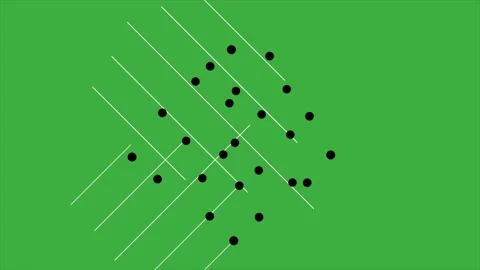 Animation video loop abstract on green s... | Stock Video | Pond5