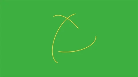 Animation video loop abstract on green s... | Stock Video | Pond5