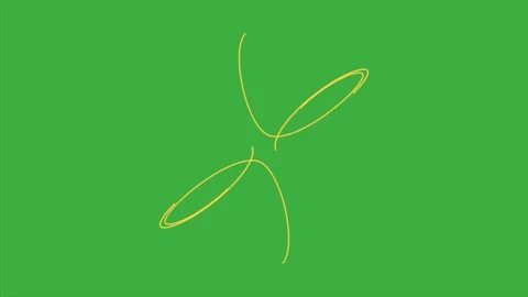 Animation video loop abstract on green s... | Stock Video | Pond5