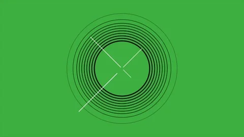 Animation video loop abstract on green s... | Stock Video | Pond5