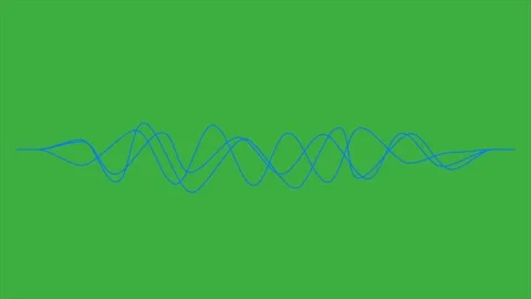 Animation video loop abstract on green s... | Stock Video | Pond5
