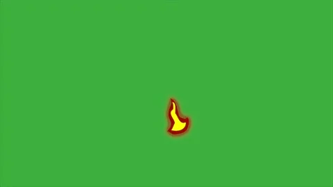 Animation video loop fire element cartoo... | Stock Video | Pond5