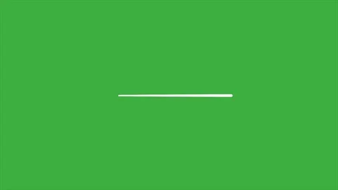 Animation video loop line on green scree... | Stock Video | Pond5