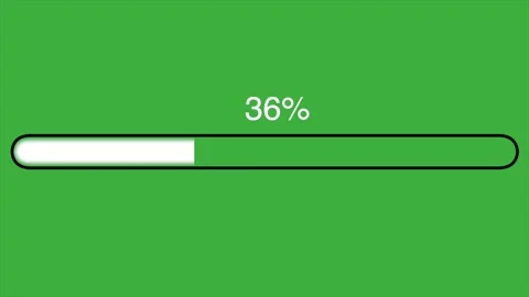 Animation video progress bar (loading) o... | Stock Video | Pond5