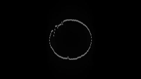 Animation video white abstract audio sound visualizer wave spectrum effect .. Stock Footage 305300928