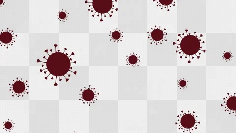 Animation of virus floating. Virus Covid-19 for microbiology concept Video stock 139100562