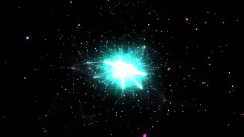 Animation visualizing a quantum algorithm Stock Footage 335542665