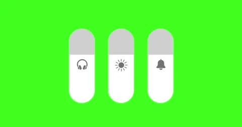 Animation volume bar mobile Stock Footage 329210692