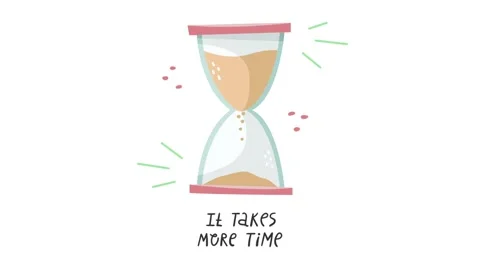 Animation of waiting for a response. It takes more time. Internet and web Stock Footage 220431852