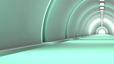 Animation of a walkthrough through a Corridor Vídeos de archivo 66690145