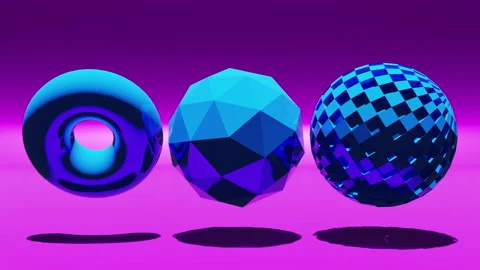 Animation wallpaper - rotating glossy to... | Stock Video | Pond5