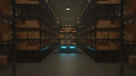 Animation with warehouse 動画素材 203934588