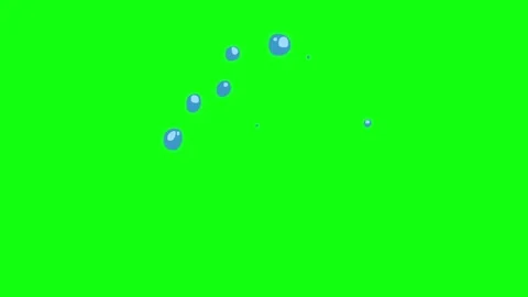 Animation of Water Cartoon Green Box Ove... | Stock Video | Pond5