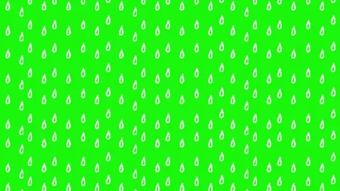 Animation of water on green screen 動画素材 334773823