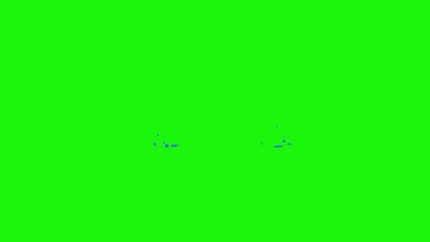 Animation of water on green screen Stock Footage 334773848