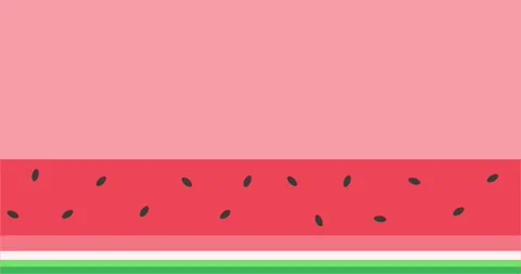 Animation Watermelon moving infinite Video stock 311604157