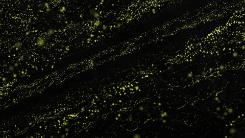 Animation with wave  glitter particles in slow motion Stock Footage 157246251