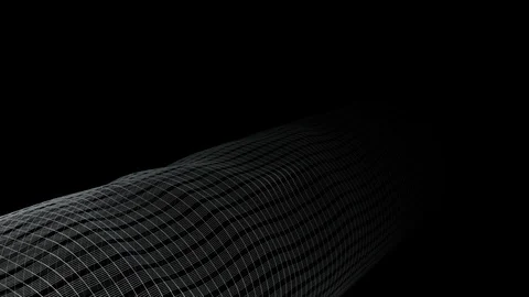 Animation with wave object in motion made with trapcode. Stock-Footage 76945791