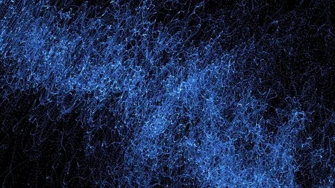 Animation with wave object in motion made with trapcode. Stock-Footage 76945895