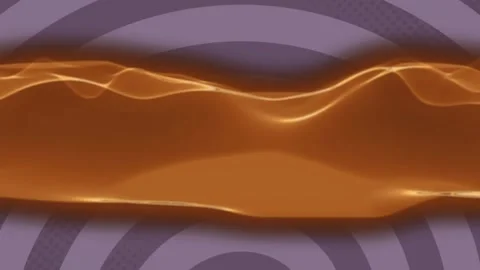 Animation of wave pattern moving over looping spiral pattern Video stock 327586935