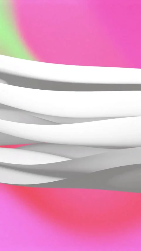 Animation of waving layers moving over multi coloured background Stock Footage 323782087