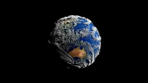 Animation of the weather in planet Earth. Elements of this image furnished by 스톡 동영상 84141147