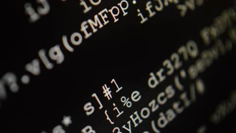 Animation web programming code technology. coding program of a website Stock Footage 203712328