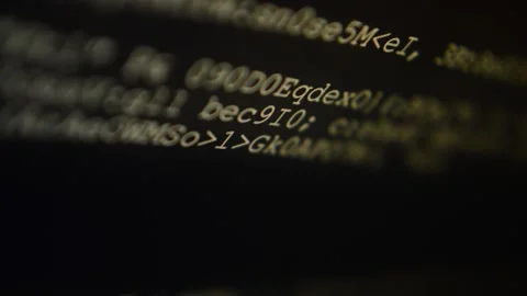 Animation web programming code technology. coding program of a website Stock Footage 203712329