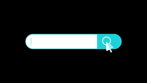 Animation of a web search, Search bar icon for ui, search engine Stock Footage 286173961