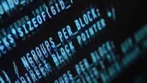 Animation website programming code on cyberspace technology. software code Stock Footage 203712458