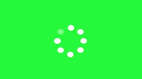 Animation of white circle icons Stock Footage 236805734