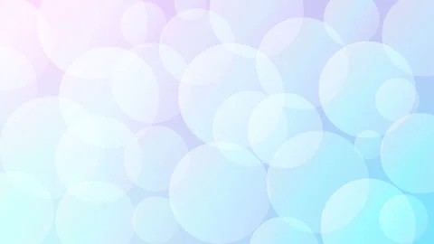 Animation of white circles, bubbles, bokeh effect. Abstract floating particles Stock Footage 204990469