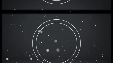 Animation of white circles with spots fl... | Stock Video | Pond5