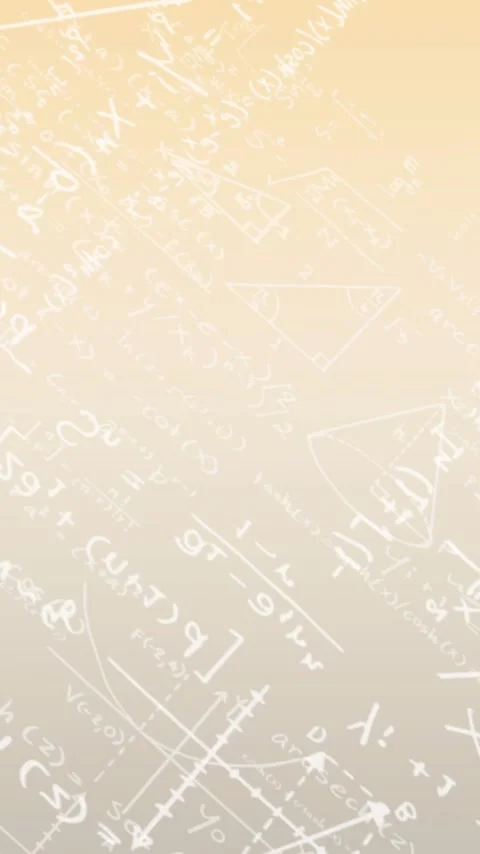 Animation of white colored mathematical equation and diagrams over gradient 库存影片 343503732