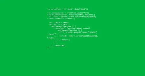 Animation of white computer programming data processing and flickering on black 库存影片 324845992