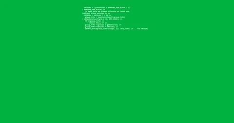 Animation of white computer programming data processing and flickering on black Stock Footage 325178146