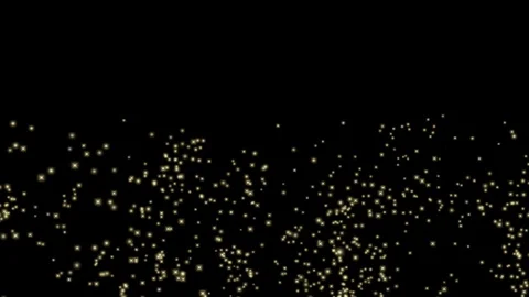  	Animation white light sparkle float through on black background. Stock Footage 128628607