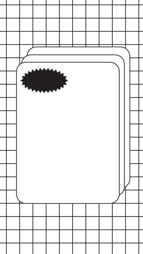 Animation white line grid moving looping Video stock 310615890