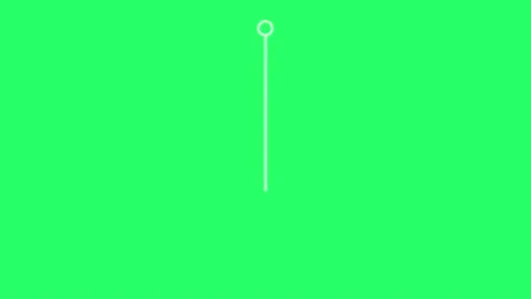Animation white line for infographic texture on green background.  Stock Footage 218116704