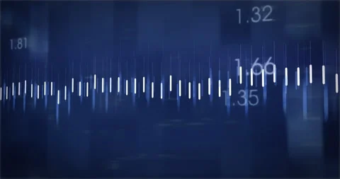 Animation of white lines over numbers on... | Stock Video | Pond5