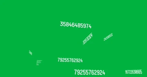 Animation of white numbers changing and data processing on black background Stock Footage 325030437