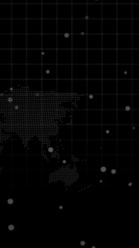 Animation of white particles floating over spinning globe against black Stock Footage 344765662
