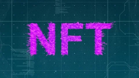 Animation of white pixel text start over moving start on grey background Stock Footage 330731719