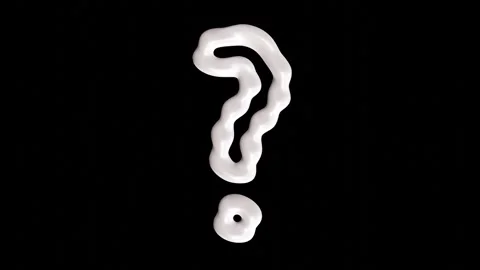 Animation Of White Question Mark Symbol For Ask, Problem Solution Concept Stock Footage 297110534