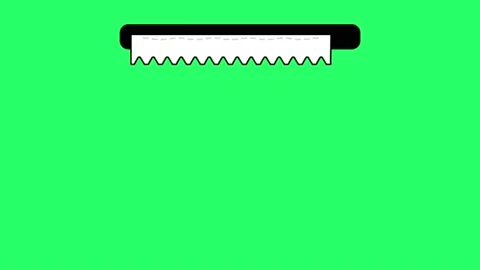 Animation white space bar floating on green background. Stock Footage 212018890