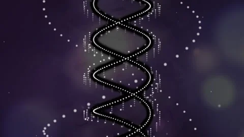 Animation of white spots and trails on b... | Stock Video | Pond5
