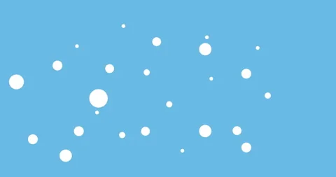 Animation of white spots on blue backgro... | Stock Video | Pond5